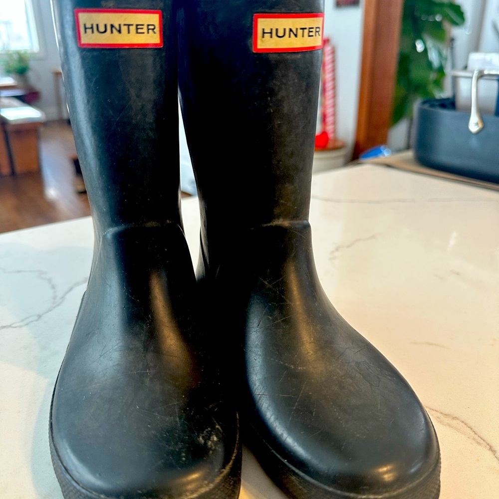 Hunter Boots little kids size 11.